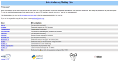Desktop Screenshot of listes.traduc.org