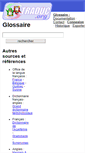 Mobile Screenshot of glossaire.traduc.org